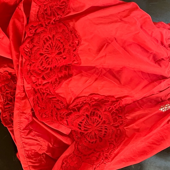 NWOT Free People’s Floral Lace Appliqué Shorts - Picture 15 of 15